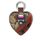 Leather Keyring - Heart - DRT - House of Muro